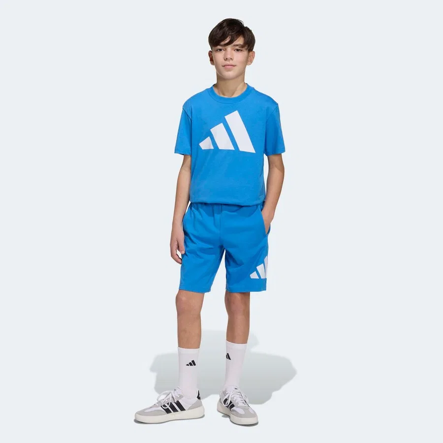 Спортивные брюки ADIDAS SPORTSWEAR Regular Pants 'Essentials' синего цвета — фото 4