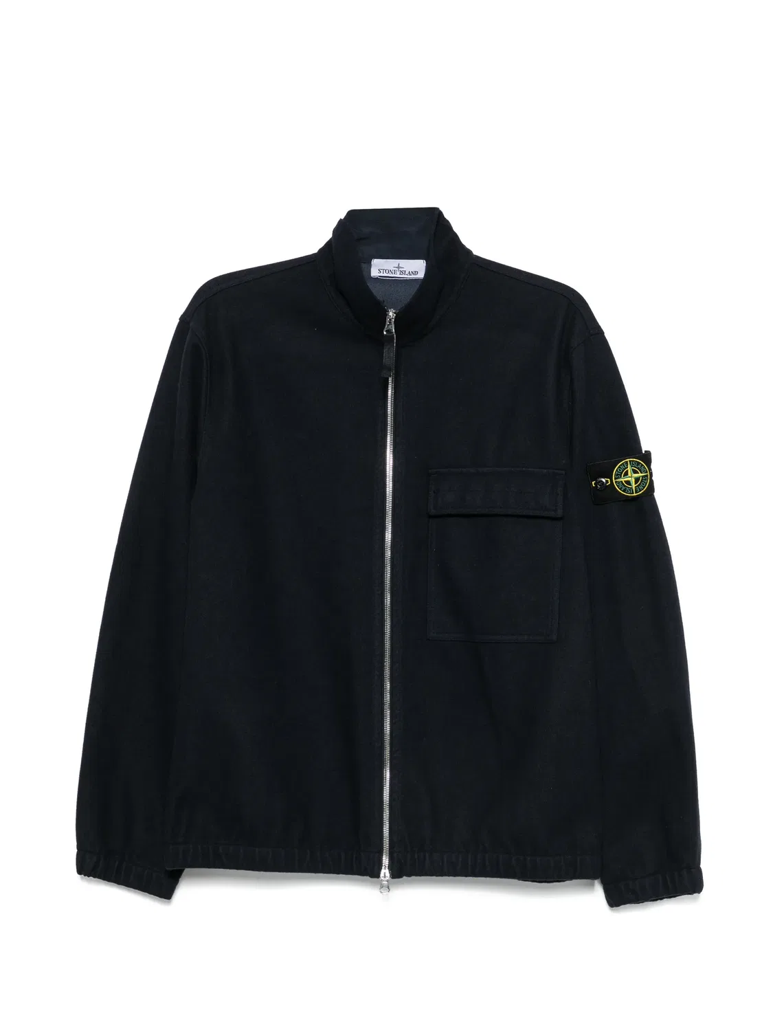 Куртка на молнии синего цвета Stone Island, синий
