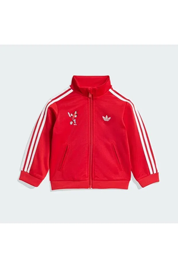 Детский спортивный комплект с принтом Disney Firebird Adidas, Красный — фото 2