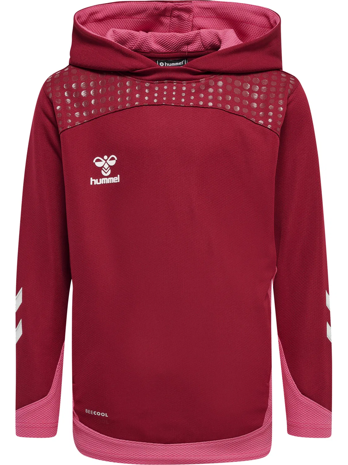 Детское худи с капюшоном Hmllead Hummel, Konigsrot