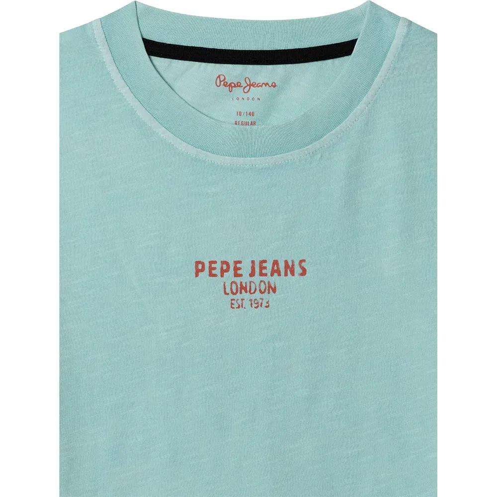 Детская футболка с принтом Owen Pepe jeans, Blue — фото 3