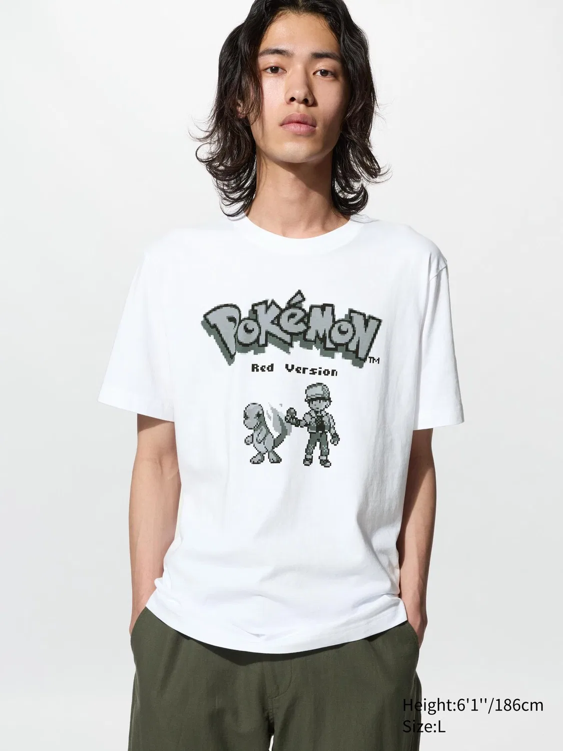 Футболка Uniqlo Pokémon UT, с графическим принтом, белый бренда Pokémon UT (Uniqlo), белая цвет бренда Uniqlo (Pokémon UT)