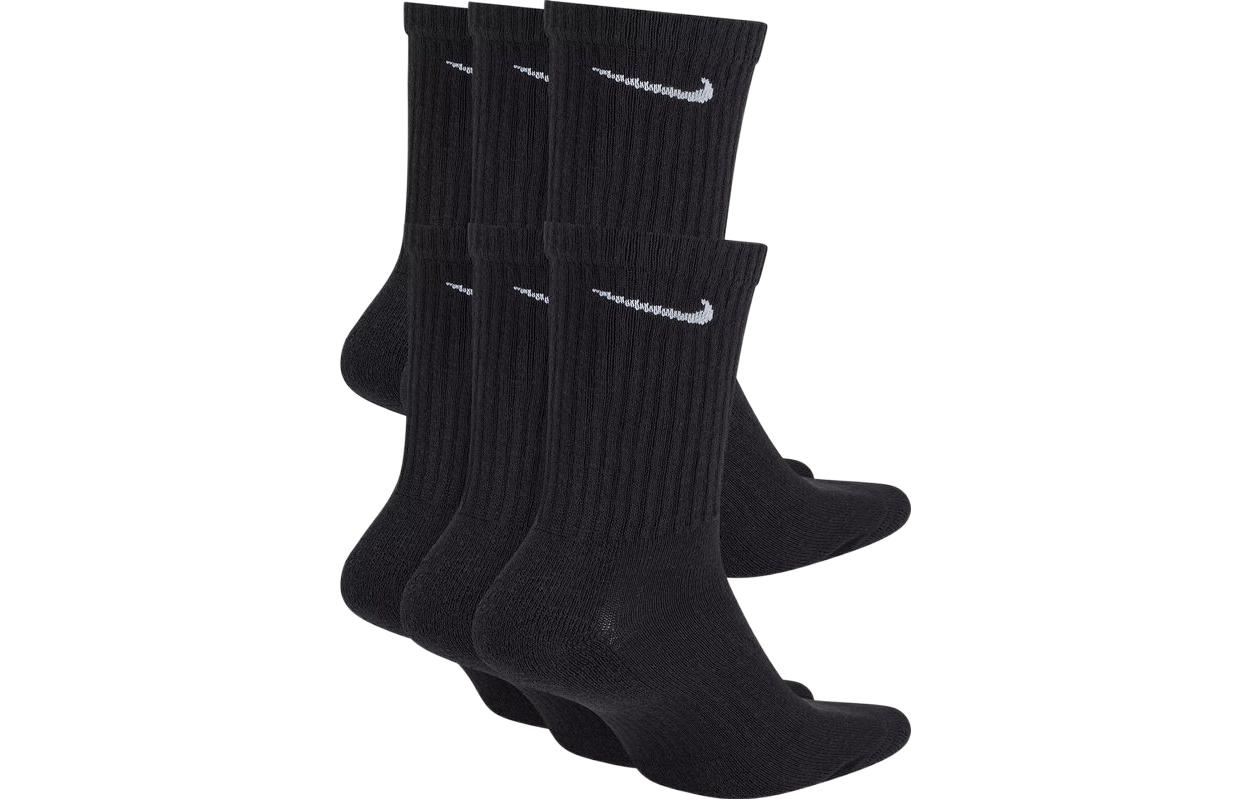 Унисекс носки Mid-Calf Nike, 1 set 6 pack (черный) — фото 3