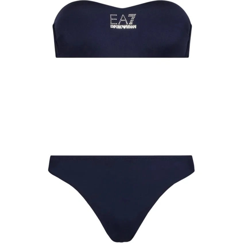 Женское бикини с умеренным покрытием Dark Blue EMPORIO ARMANI, Темно-синий
