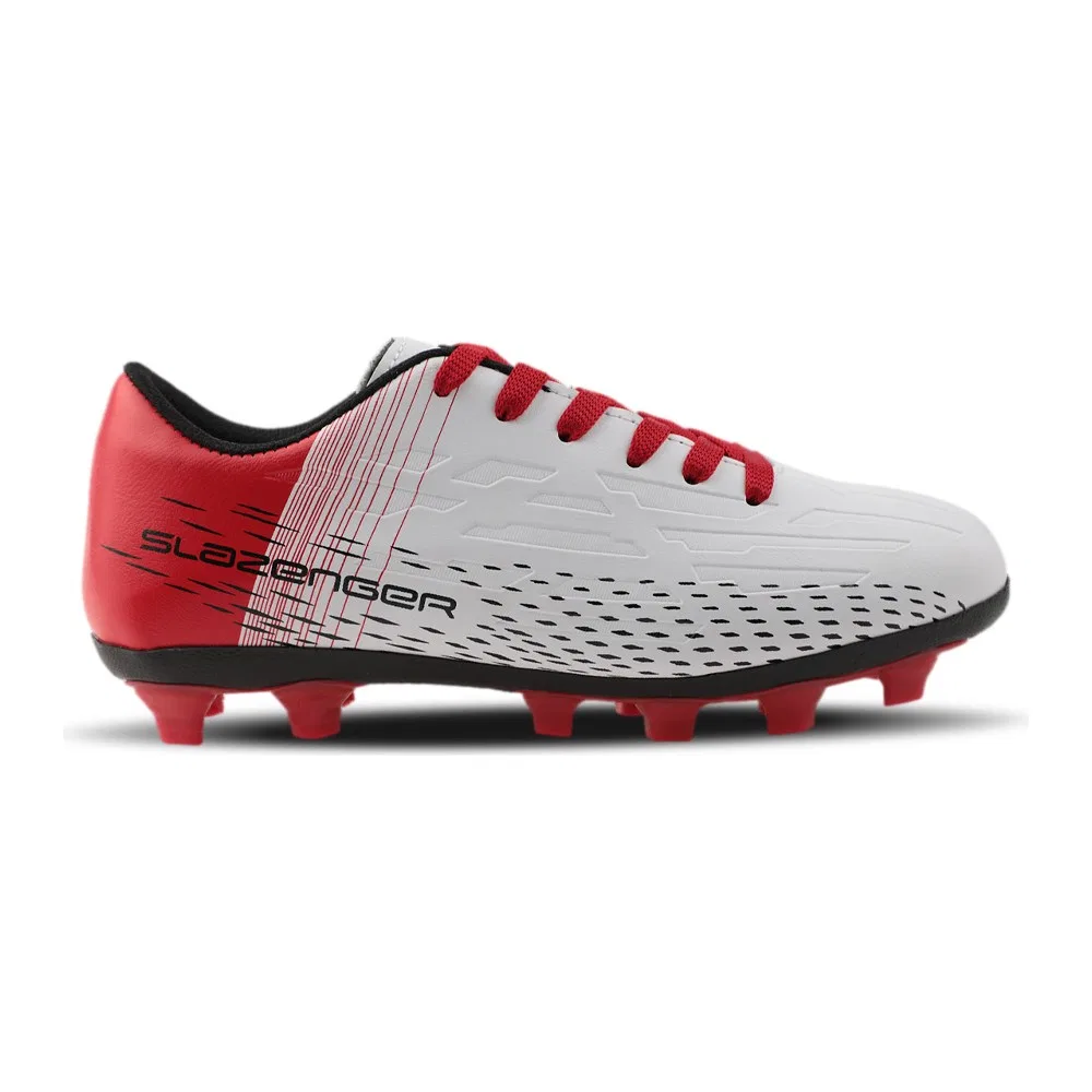 Детские футбольные бутсы для мальчиков для зала Score I KRP, White Red Slazenger