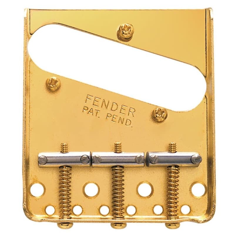 

Бридж Fender 3-Saddle American Vintage Telecaster в сборе, золото 0990806200