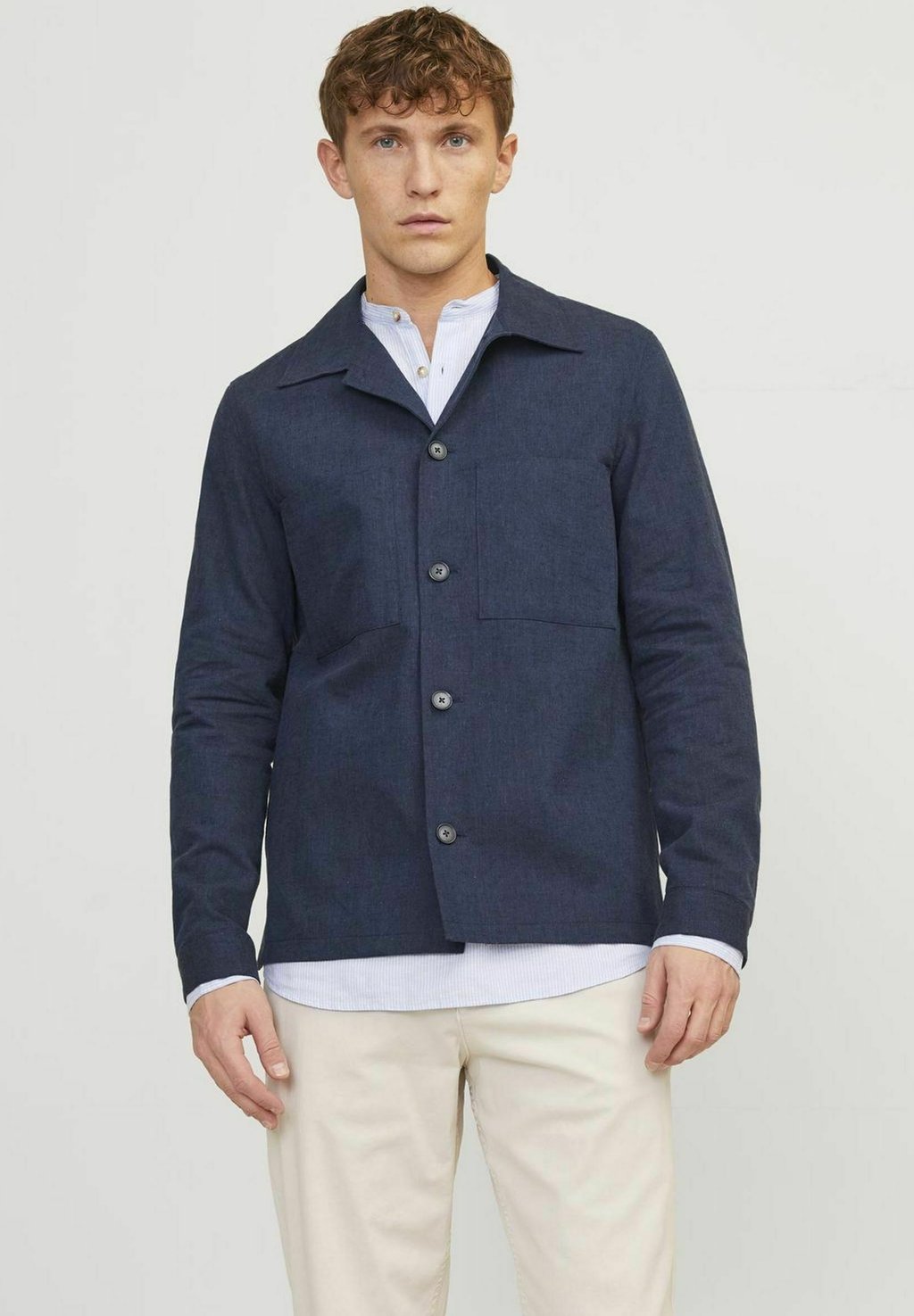 

Легкая куртка HYBRID Jack & Jones PREMIUM, темно-синий