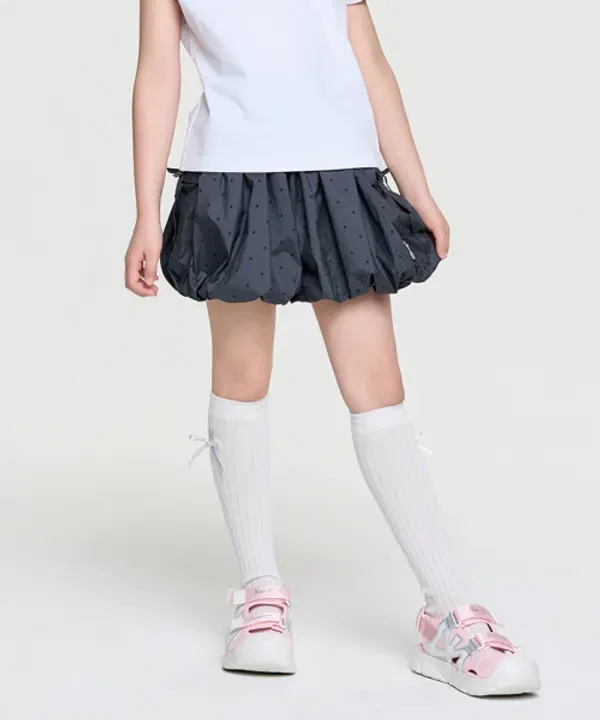 Шорты с гороховым принтом, balloon fit, Mlb Kids, charcoal grey