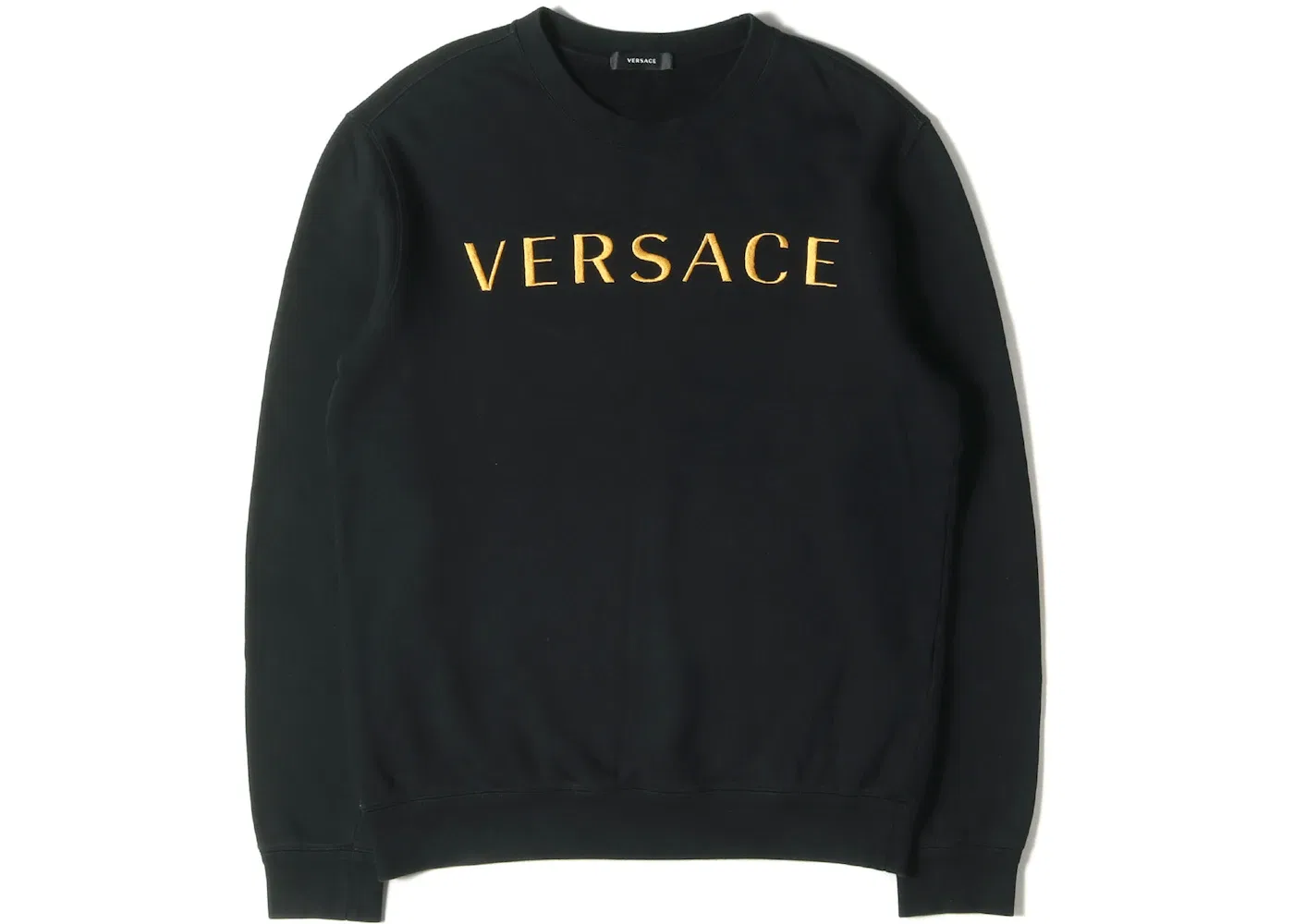 Мужской свитшот с вышитым логотипом Versace, Black
