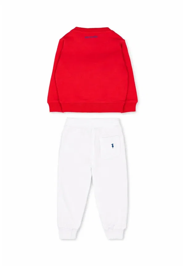 Комплект спортивных костюмов хлопковый Set Tru Trussardi Junior, red, красный — фото 2