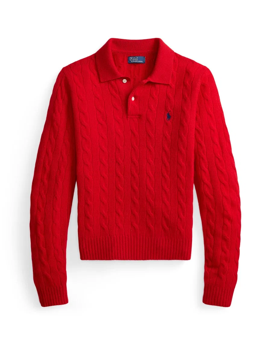 Свитер Polo Ralph Lauren красного цвета