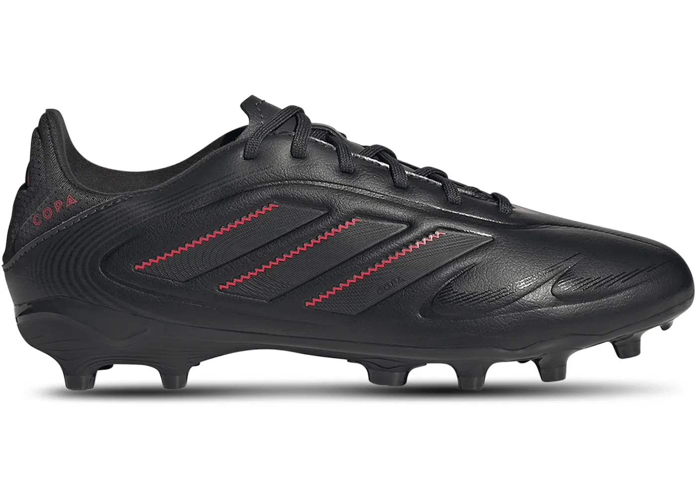 Детские бутсы Adidas Copa Pure 3 League FG/MG, Core Black/Carbon/Lucid Red