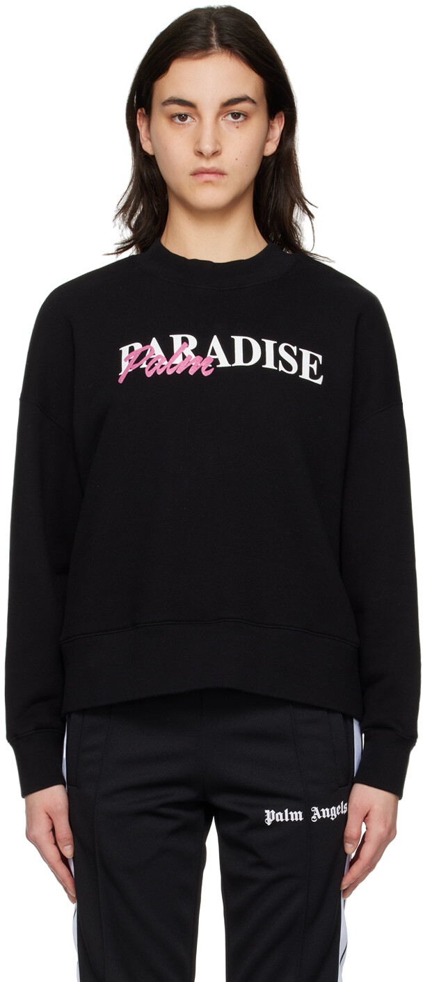 

Черный свитшот 'Paradise Palm' Palm Angels