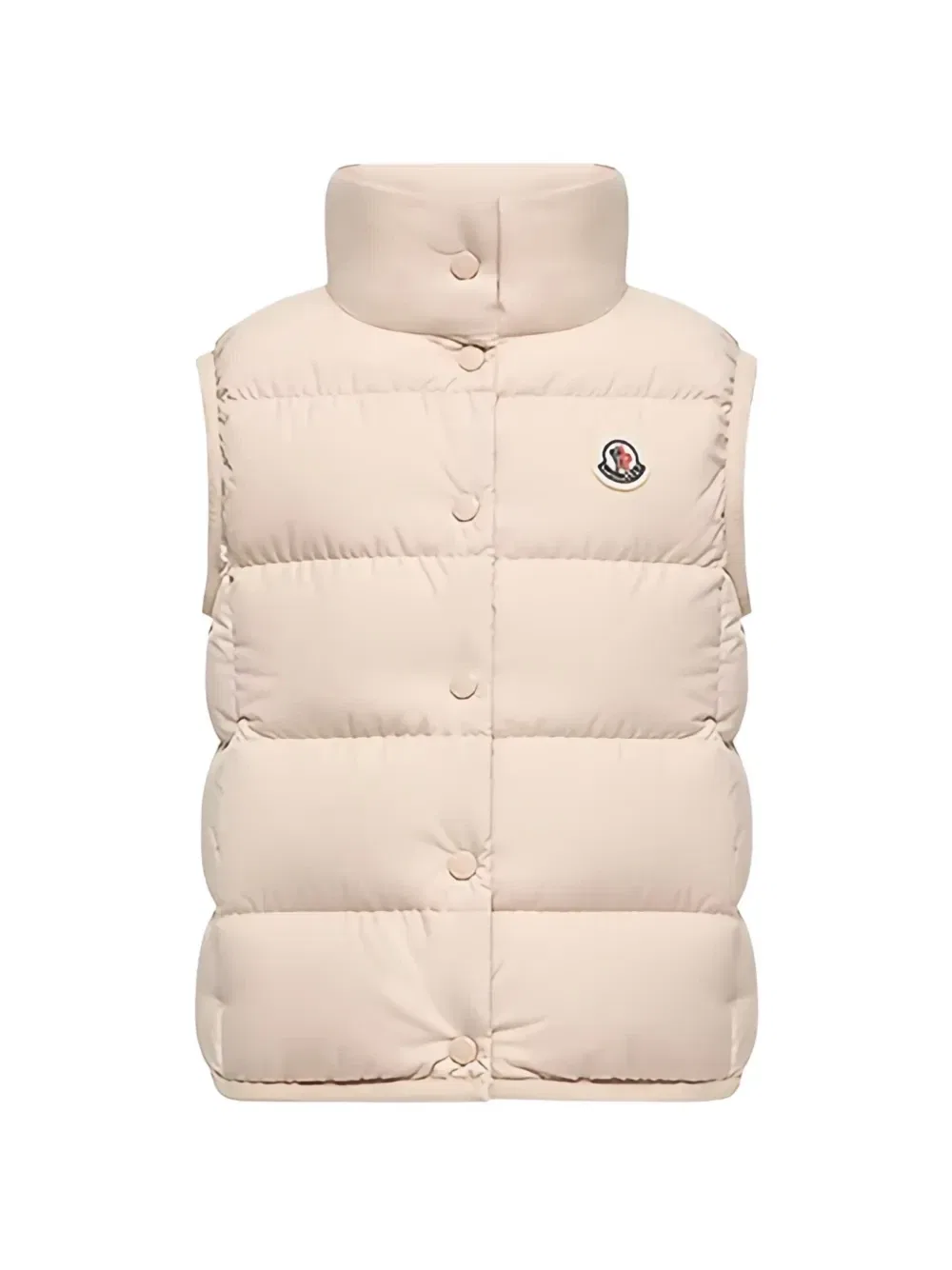 Жилет Badia с подкладкой без рукавов Moncler Enfant, бежевый