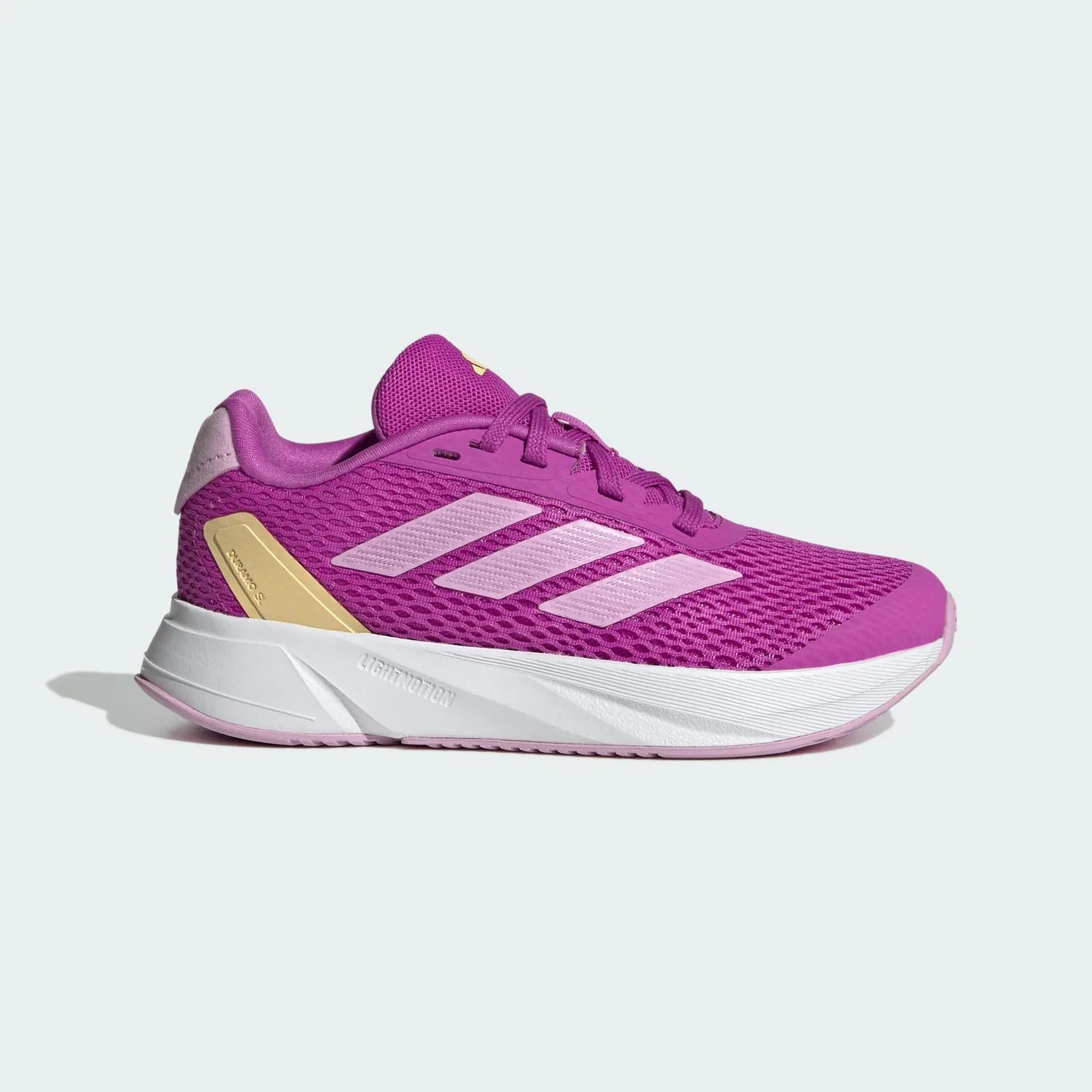 Детские кроссовки с дышащим верхом Duramo SL Adidas, Rosa Fliederrosa Orange — фото 2