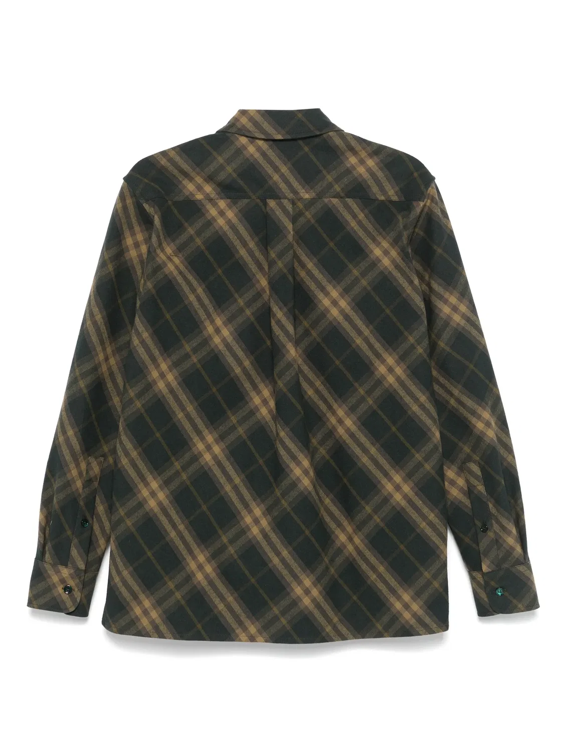 Рубашка с клетчатым рисунком Burberry, серый — фото 2