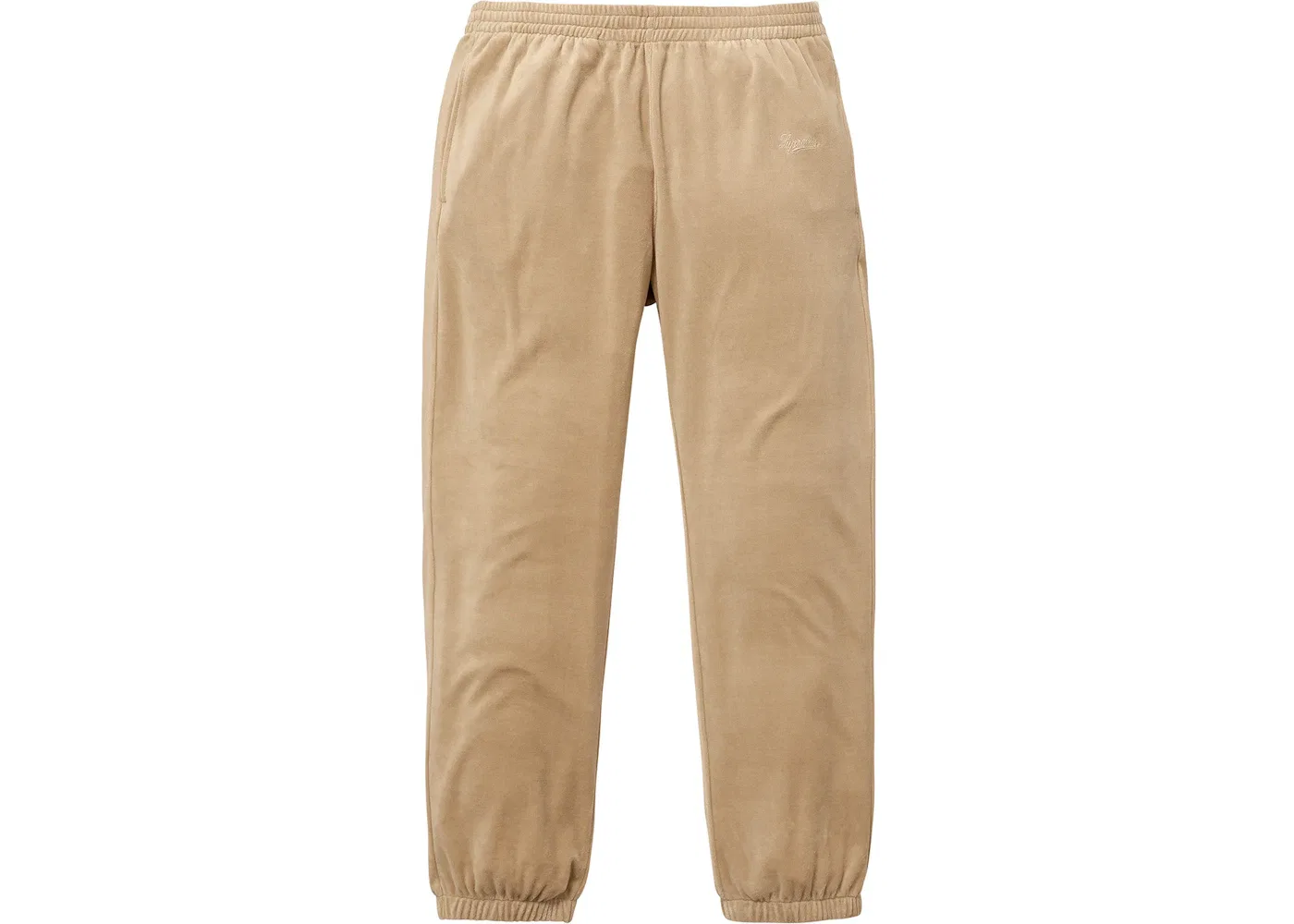 Мужские спортивные штаны Supreme Velour Warm Up Pant, Khaki