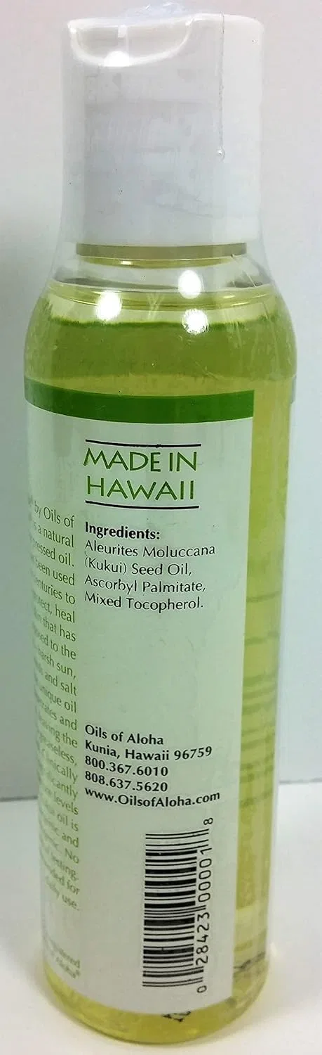 Масло для тела Hawaii Kukui Oil, Без отдушки, 118 мл Oils Of Aloha — фото 3