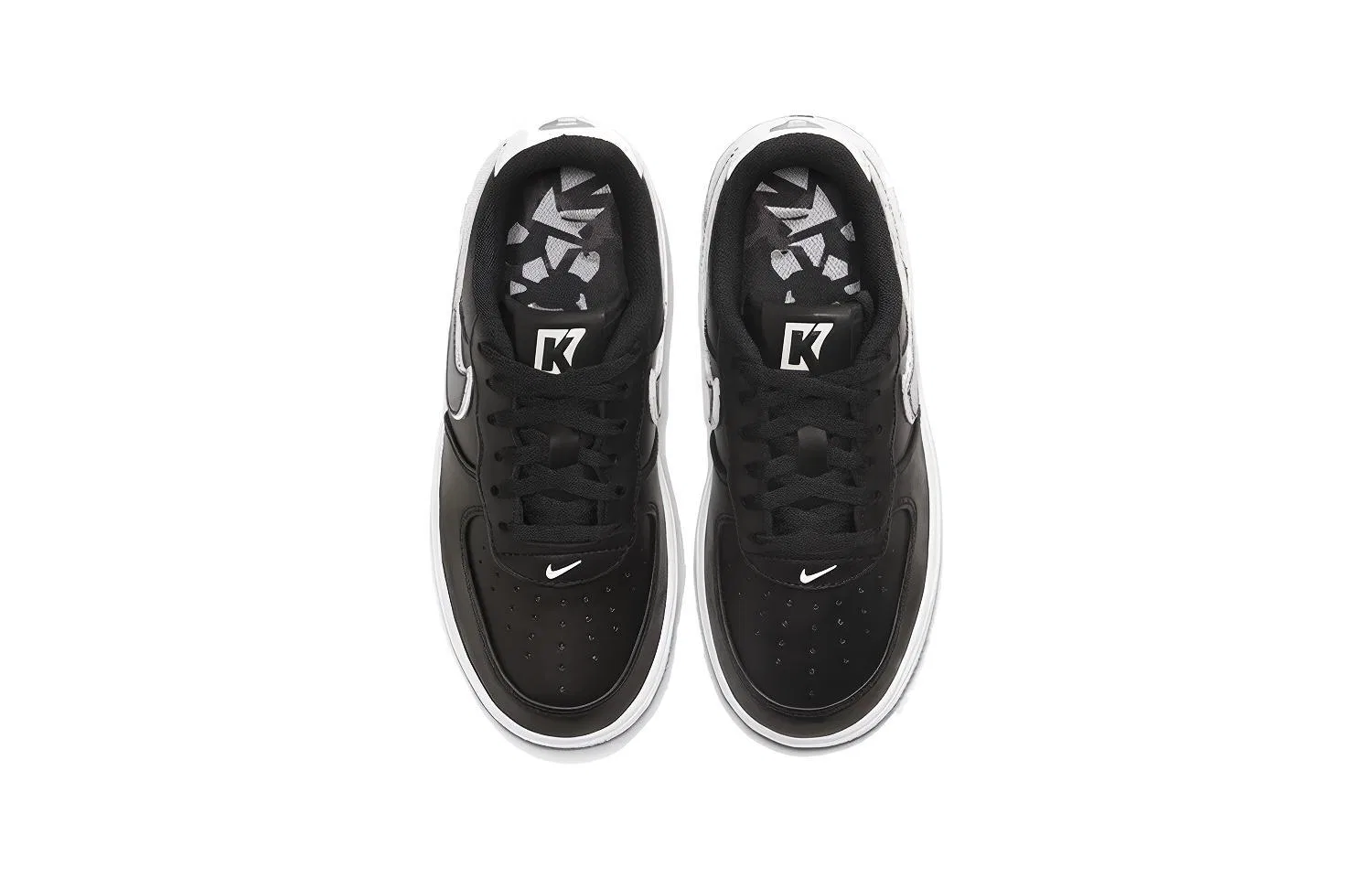 Детские скейтборд-кроссовки с низким верхом Colin Kaepernick x Air Force 1 Nike, Black White — фото 4