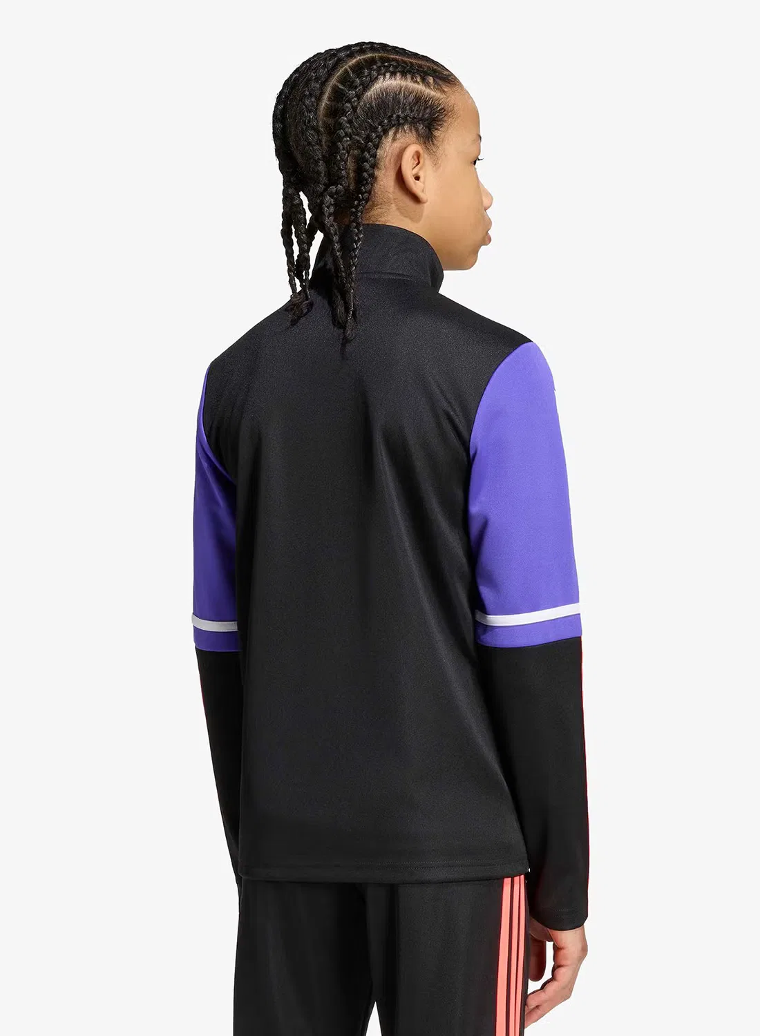 Куртка тренировочная детская с длинным рукавом f50 Adidas, черный — фото 2