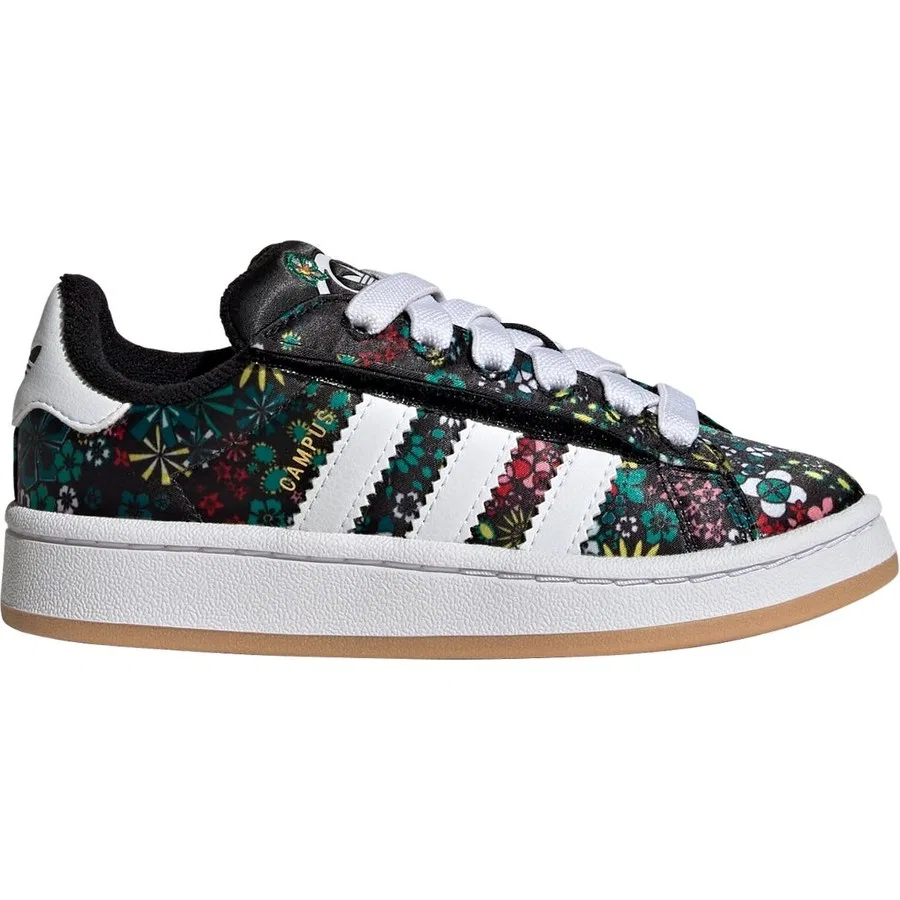 Кроссовки с эластичной шнуровкой Liberty London Campus 00S adidas, Черно-белый