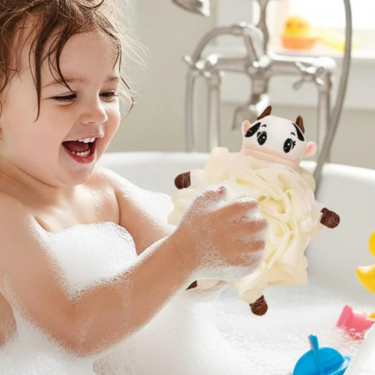 Люфа для детей, Cartoon, 14 x 20 см, Kalb Generisch — фото 4