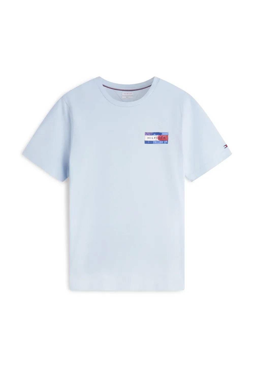 Футболка с принтом «Флаг любви бренда» Tommy Hilfiger, Sky Blue — фото 4
