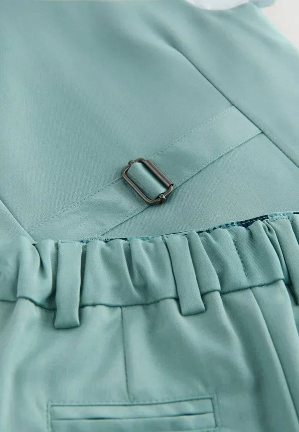 Комплект из рубашки, жилета и шорт Baker By Ted Baker, зеленый — фото 4