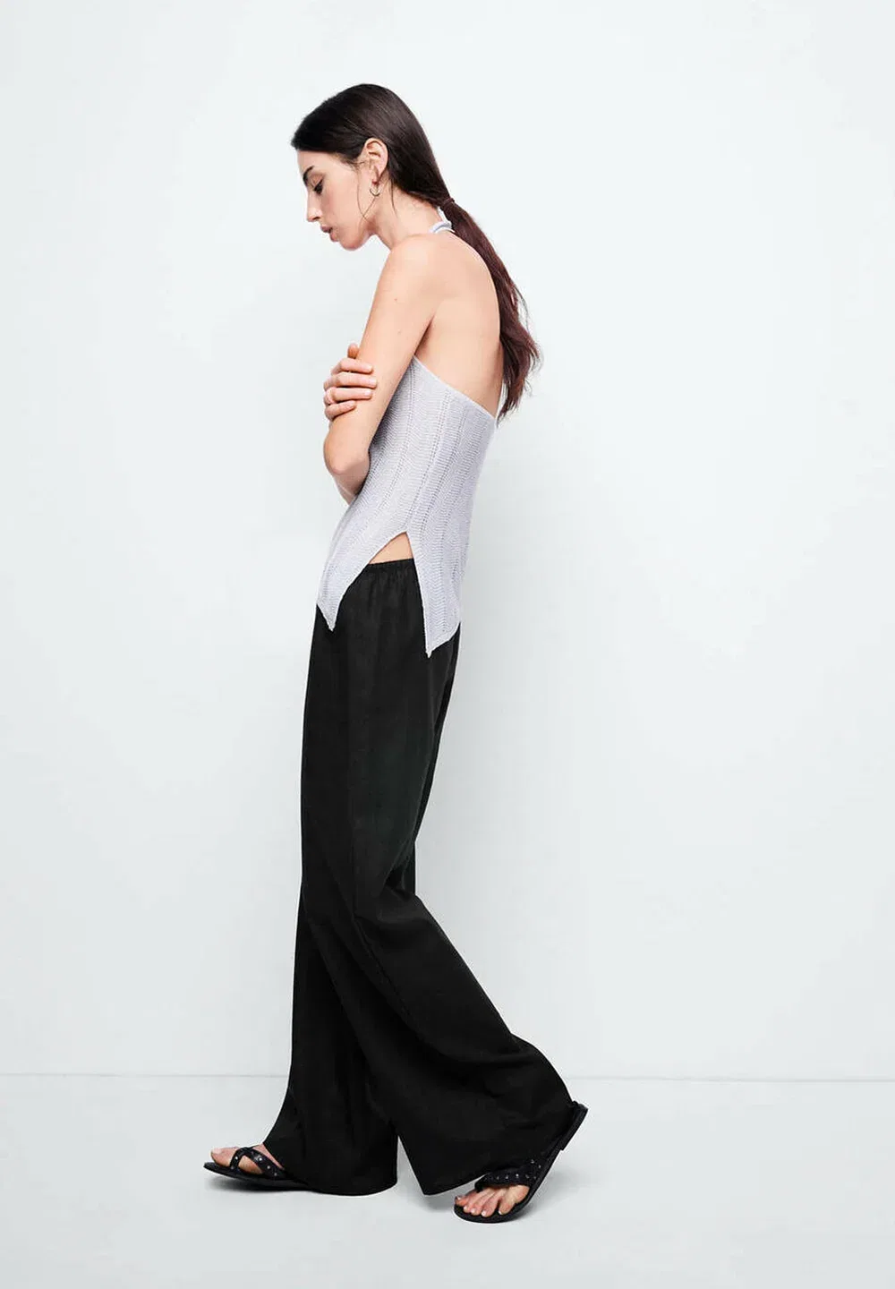 Подростковые брюки Mango Kids, Black — фото 3
