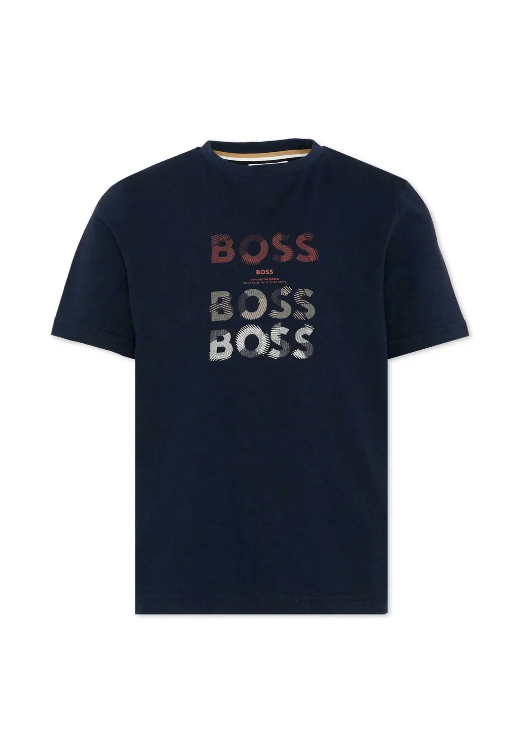 Футболка - футболка с принтом Boss Kidswear, Blue