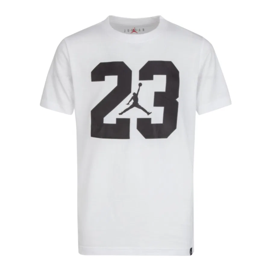Детская футболка с принтом Jordan Jdb Seasonal Core Nike, Белый