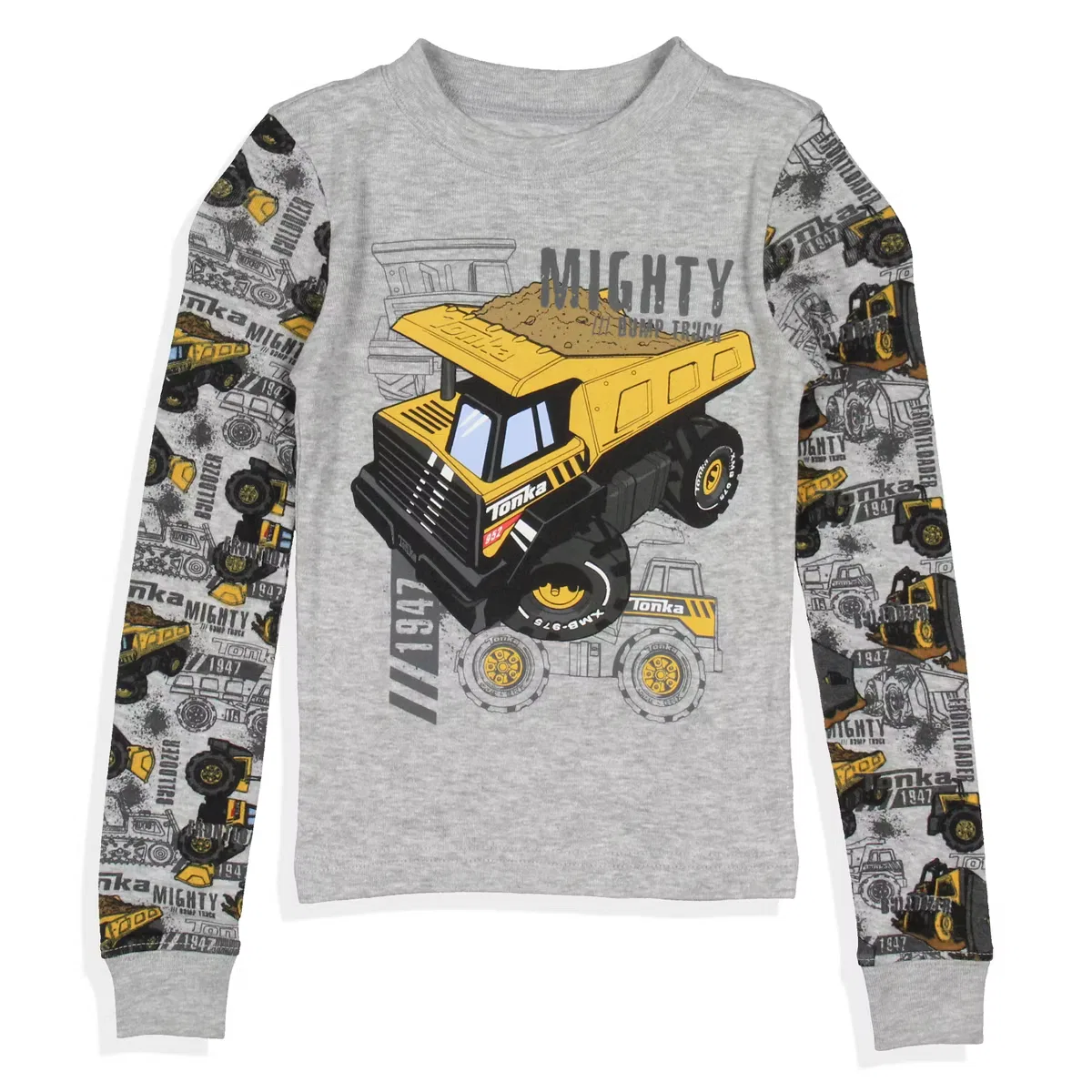 Пижамный комплект с длинным рукавом 2 предмета Mighty Dump Truck INTIMO, Grey — фото 3