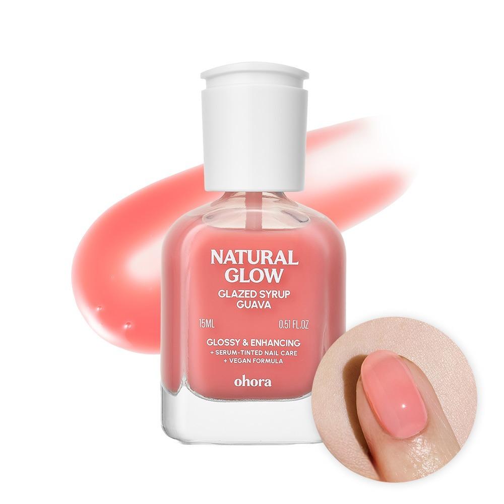 Укрепляющий гель-лак Ohora Natural Glow Glazed Line, Guava, 15 мл