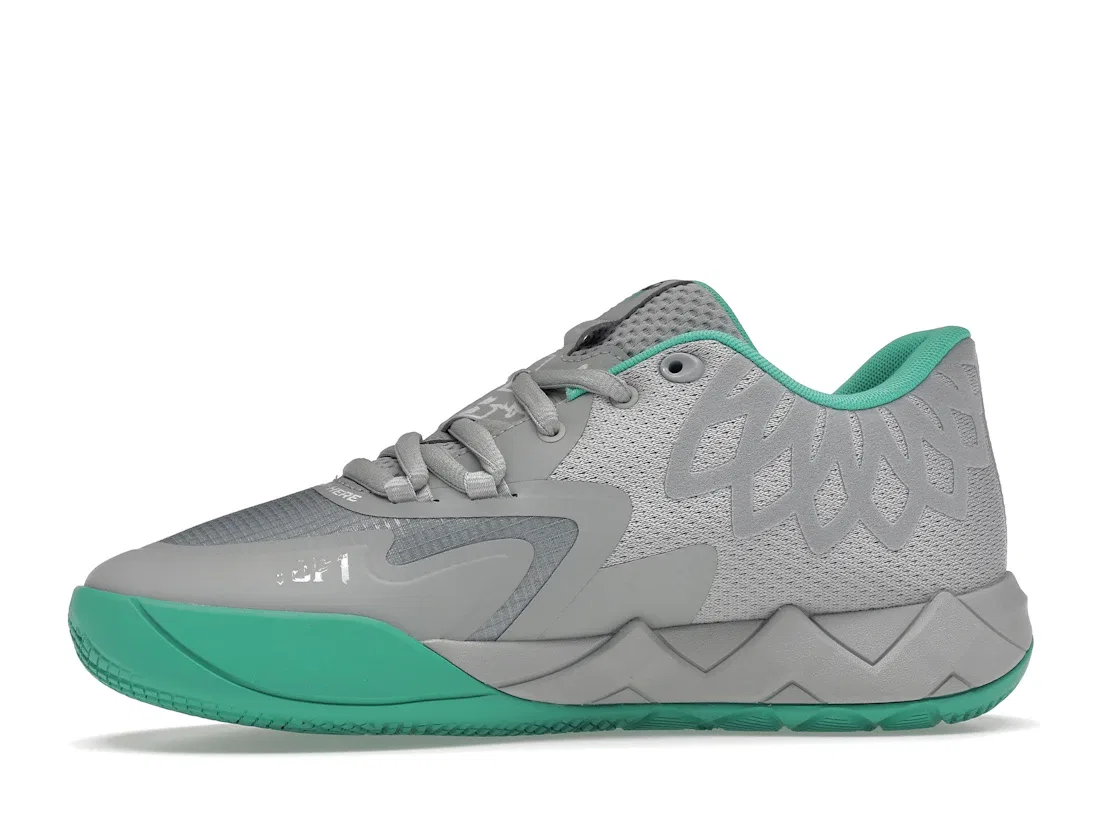 Детские кроссовки для мальчиков с пеноматериалом Nitro Puma LaMelo Ball MB.01 Lo, High Rise/Aqua Green — фото 3