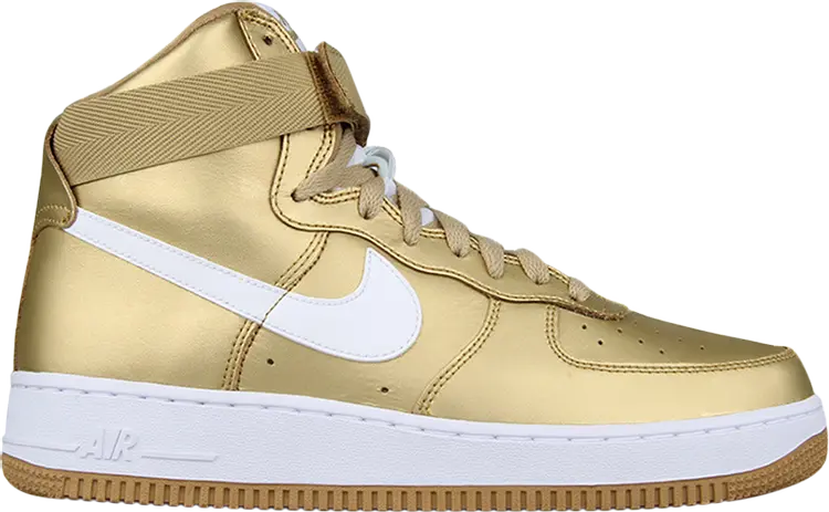 

Кроссовки Nike NikeLab Air Force 1 High 'Metallic Gold', золотой, Желтый;коричневый, Кроссовки Nike NikeLab Air Force 1 High 'Metallic Gold', золотой