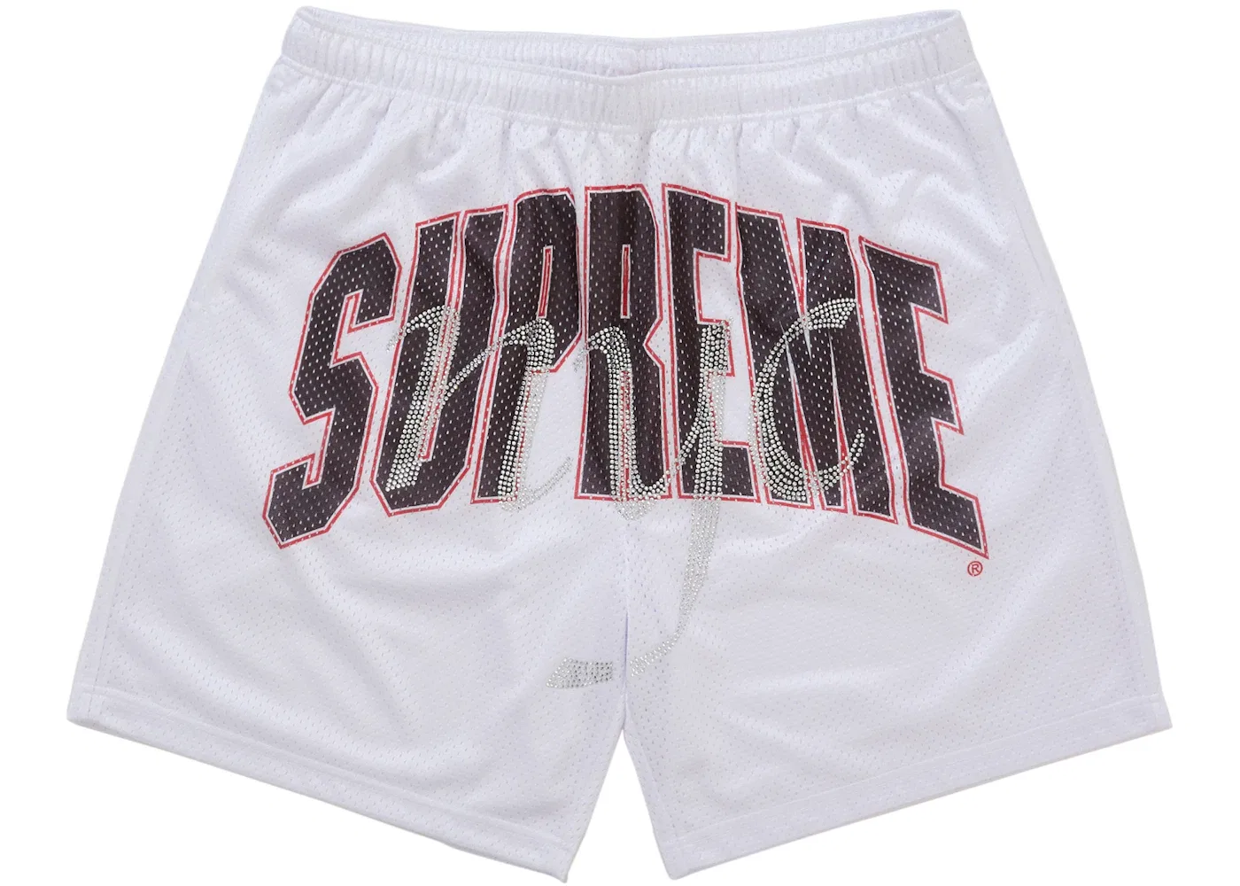 Мужские шорты с принтом Supreme Short, White