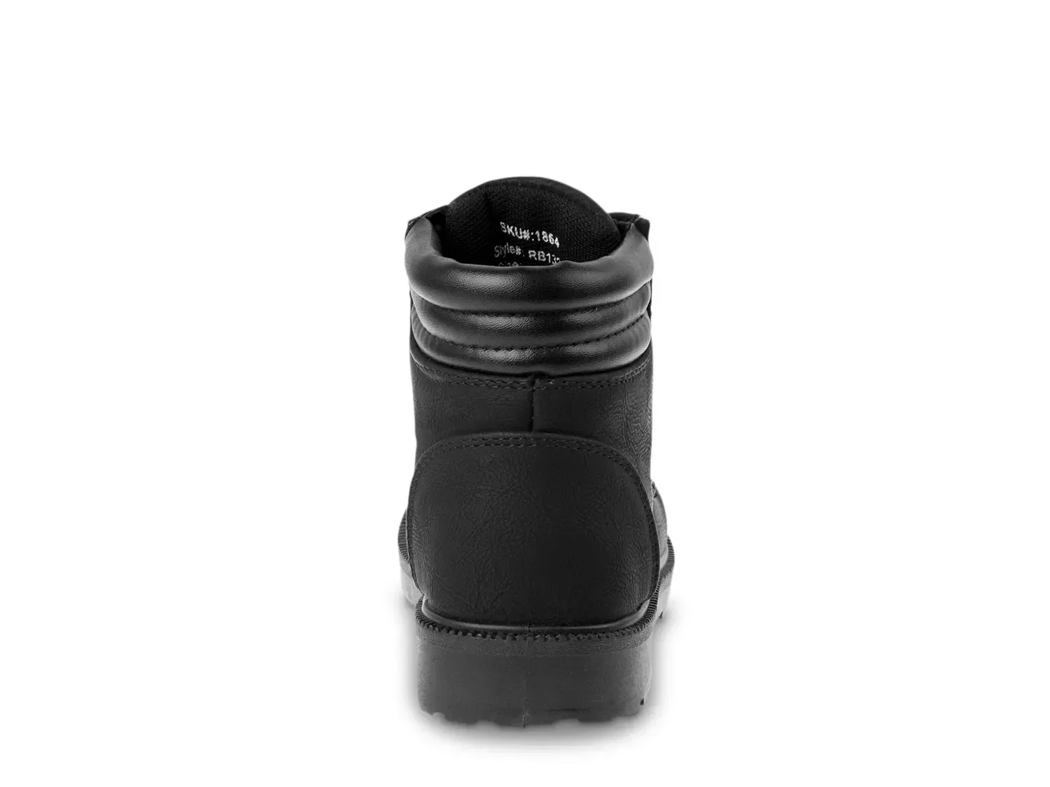 Ботинки на шнуровке, Lace-Up Boot, Rugged Bear, черный — фото 3