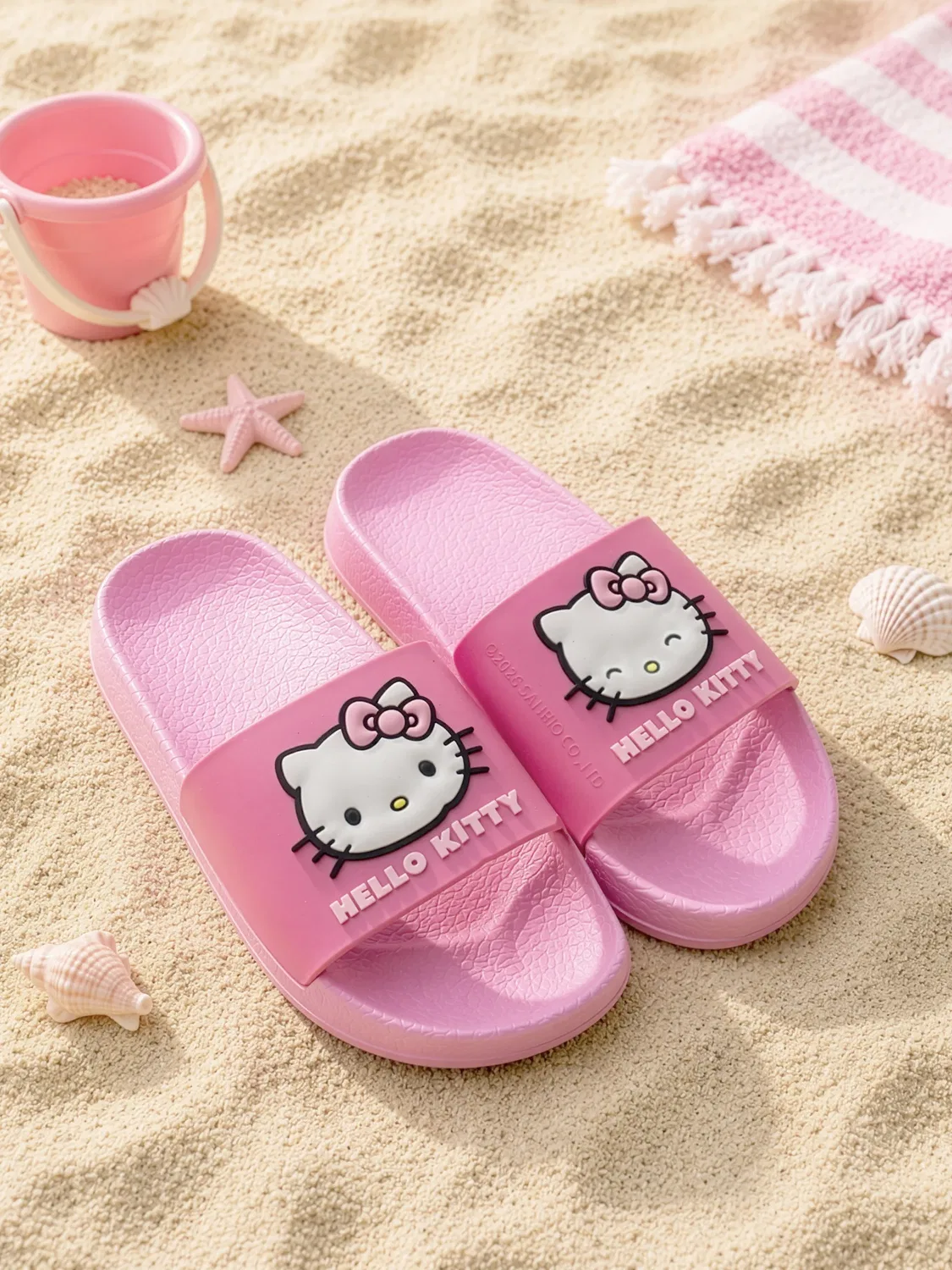 Шлепанцы для бассейна Hello Kitty, розовый — фото 2