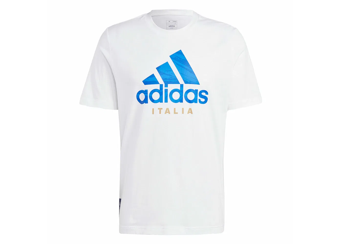 Мужская футболка с принтом Italy Graphic Tee Adidas, белый