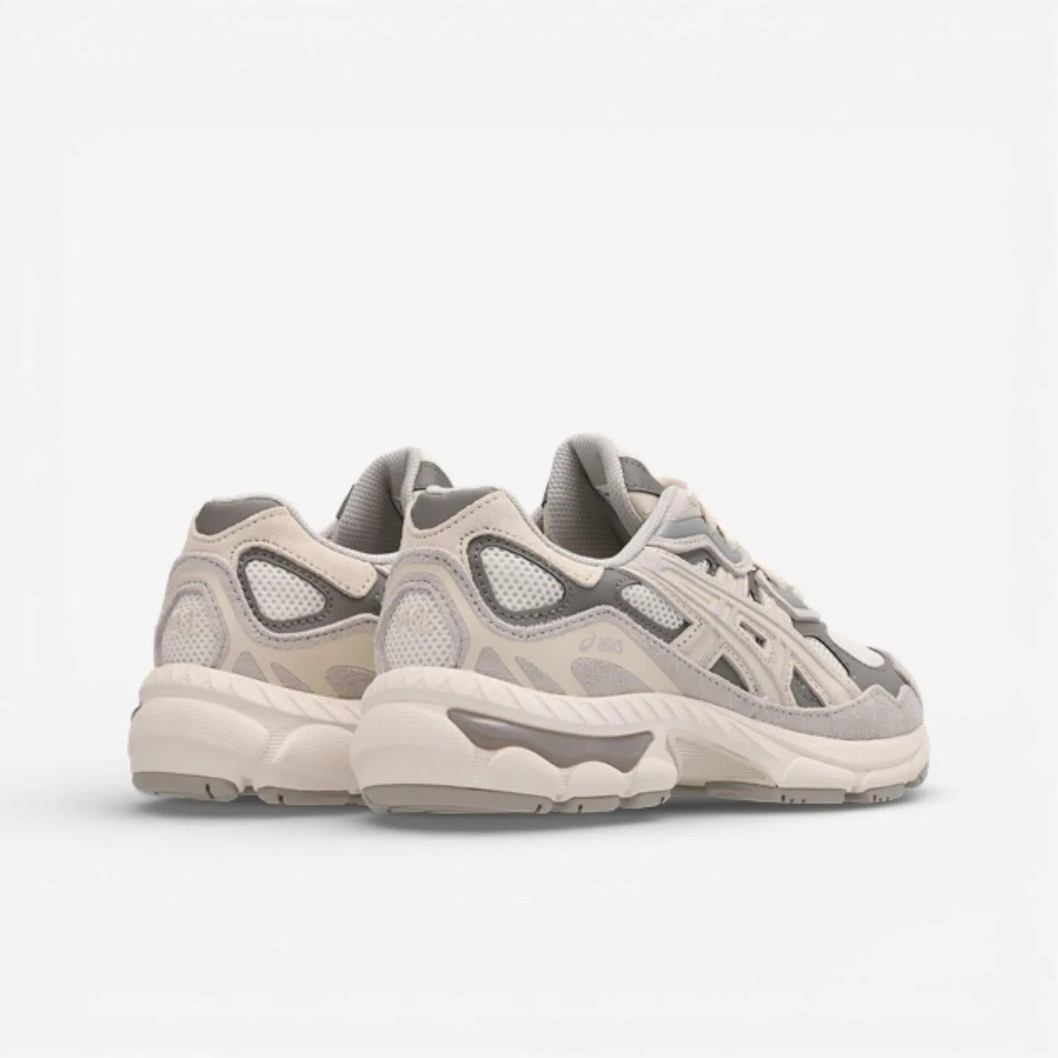 Детские кроссовки Asics Gel-NYC Cream Oyster Grey, Цвет Grau — фото 3
