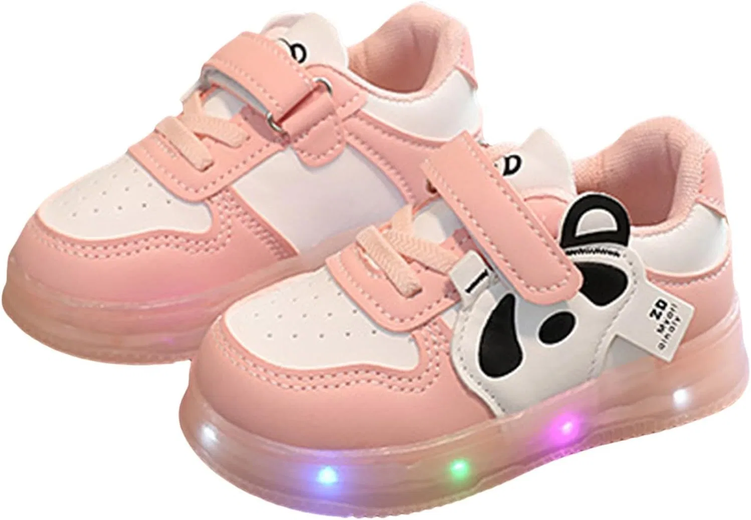 Детские кроссовки для бега с подсветкой IWIHMIV, Pink — фото 3