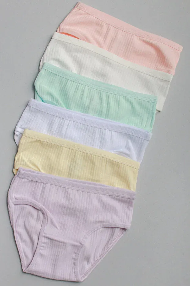 Детские трусы для девочек хлопковые комплект 6 шт Meren Underwear, Mixed — фото 3