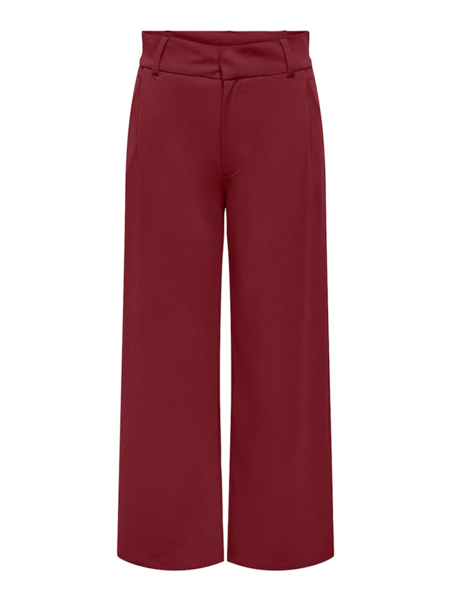 

Свободные брюки со складками спереди JDY Geggo, Wine Red