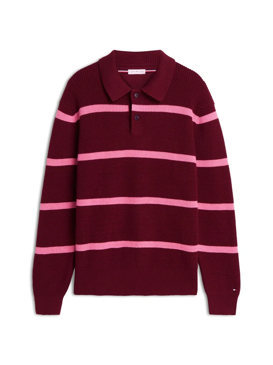 Свитер TOMMY HILFIGER бордового цвета