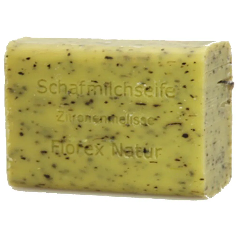 Мыло Шампунь для тела с молоком овцы и мелиссой, Florex, 100 г, Зеленый Schafmilchseife