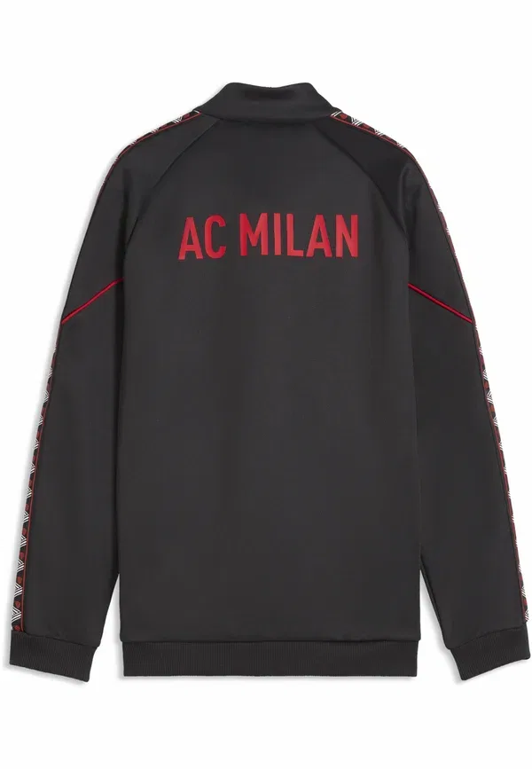 Куртка с принтом Ac Milan King Anthem Slim Jacket Puma, Flat Dark Gray-for All Time Red, красный/темно-серый — фото 2