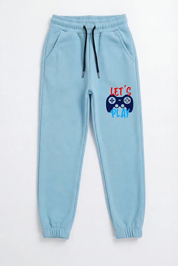 Детские спортивные штаны для мальчиков с принтом 5-комплект Ya Ko Kids, Yellow-Indigo-Blue-Navy-Smoke Gray — фото 4