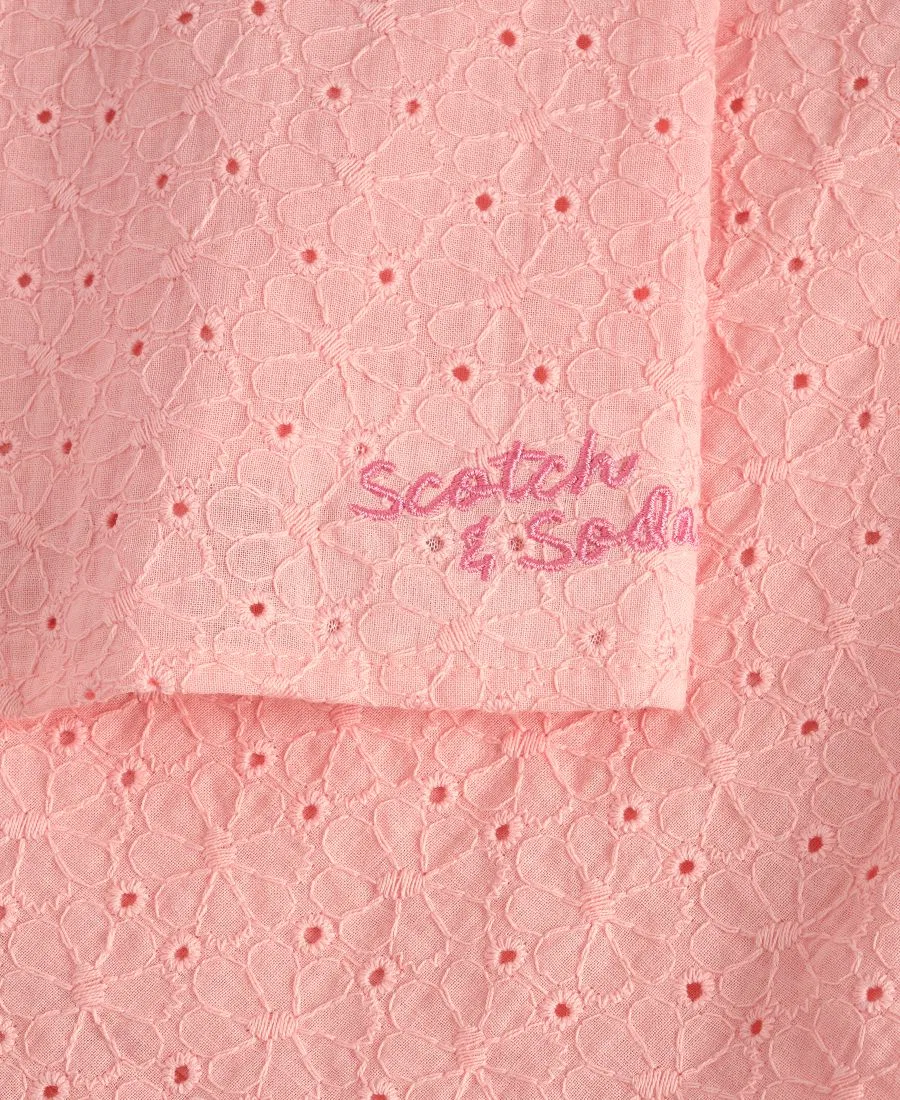 Детский комплект для девочек без рукавов с принтом SCOTCH & SODA, Light Pastel Pink — фото 4