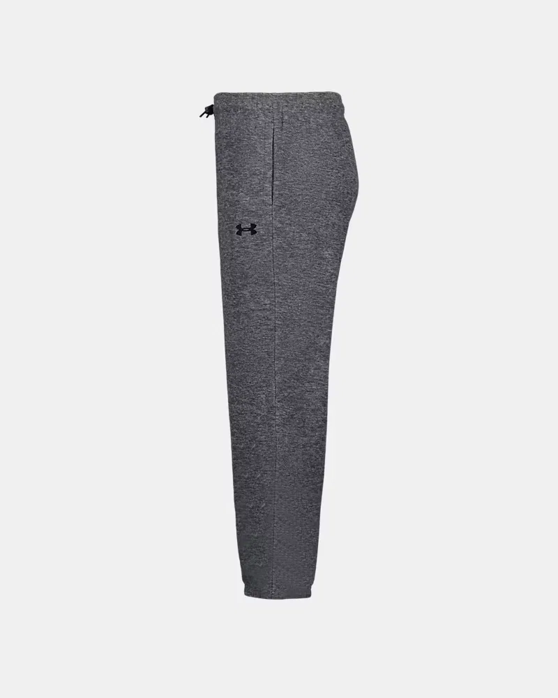 Детские джоггеры на микрофлисе, длина по внутреннему шву 63,5 см, UA Microfleece Hundo UnderArmour, Castlerock/Black — фото 4