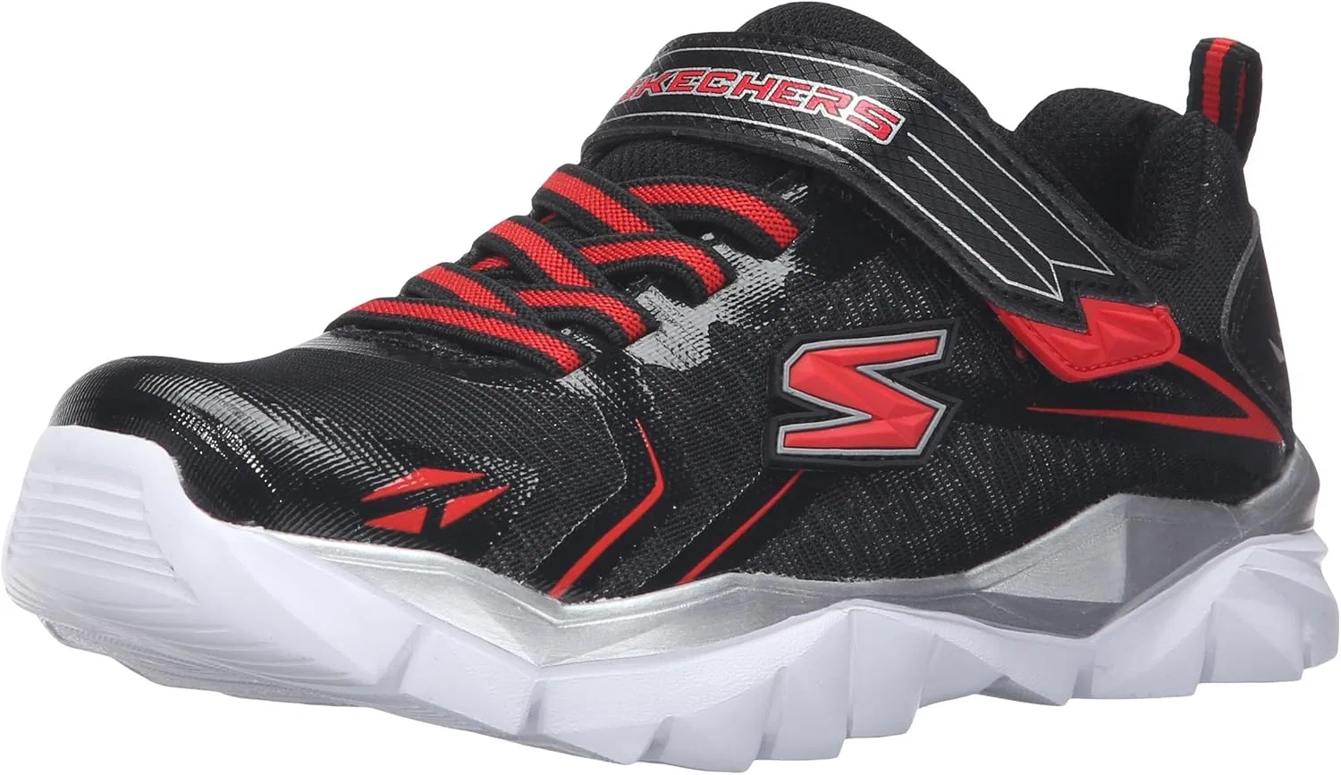 Детские кроссовки для мальчиков Electronz Blazar Skechers, Black/Red